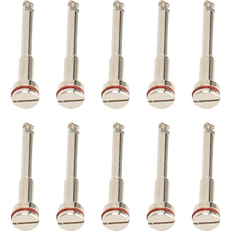 10 tiges de polissage cuivre haute dureté bipolaires professionnelles pour laboratoire dentaire, mandrin disque 2,3cm (1/5)