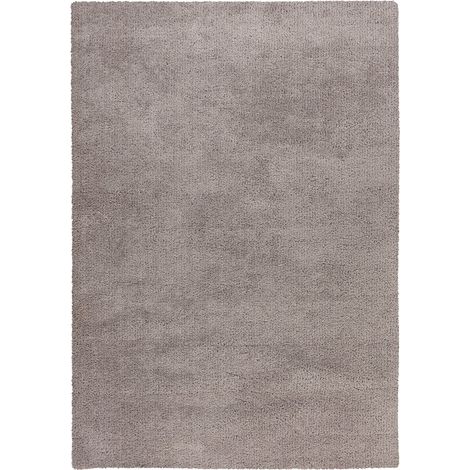 Tapis shaggy argenté ultra doux et luxueux - 150 x 80 cm (1/5)