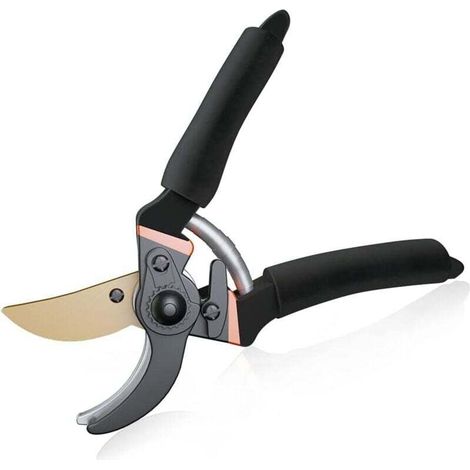Sécateur professionnel forgé Ulisem. Sécateur de haute qualité avec poignées en mousse et protections de sécurité. (1/4)