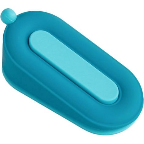Schwerlast-Türstopper-Keil für Fliesen, Beton, Teppich und Holzböden-10X4.8X3.5CM-Blue (1/3)