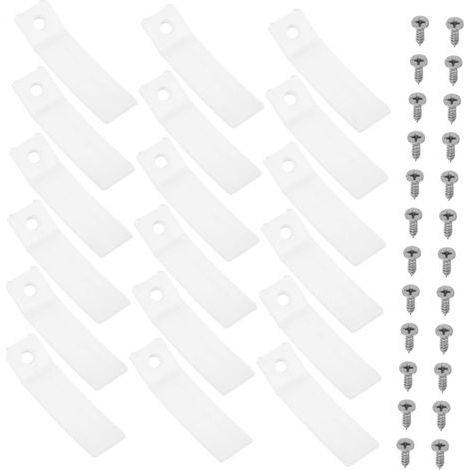 50 Ensembles Non Slip Furniture Drawer Stops With Screws Transparent Plastic Drawer Stoppers For Dresser Tracks Repair And Stable Storage