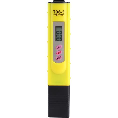 Compteur TDS numérique LCD 0-9990ppm pour testeur qualité eau potable, aquarium et hydroponie (1/5)