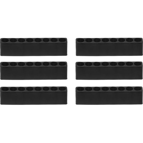 6Pcs Porte-Embouts de Tournevis Organisateur 65x9.5x16mm (1/5)