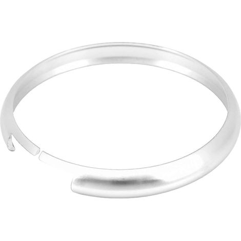Zierring für Fernbedienungsschlüssel, Aluminiumlegierung, Ersatzteil für MINI R55 R56 R57 R58 R59 R60, Silber