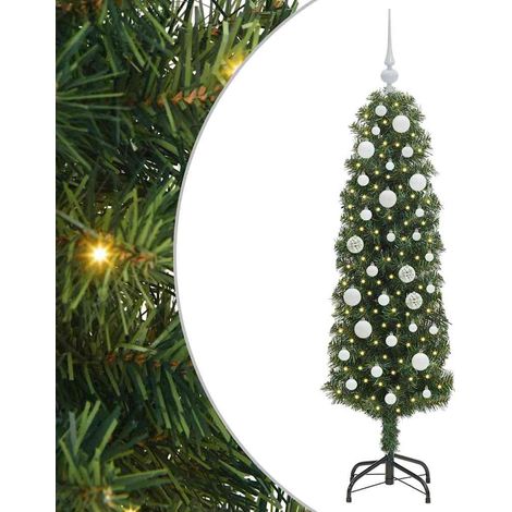 Árbol de Navidad artificial Verde 150 cm PVC, Acero y Plástico vidaXL