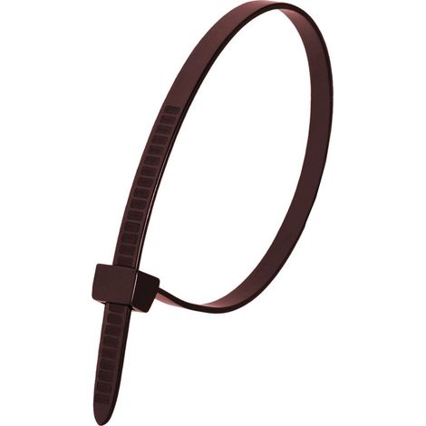 Fascette fermacavi in nylon DEDRA marroni 4,8x300 mm (100 pezzi) - resistenti e durevoli