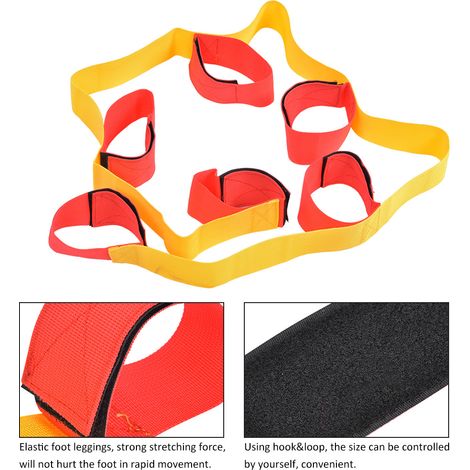 1 Ceinture de Jeu pour 6 Joueurs - Équipement Sportif Extérieur pour Activités de Groupe et Jeux d'Équipe