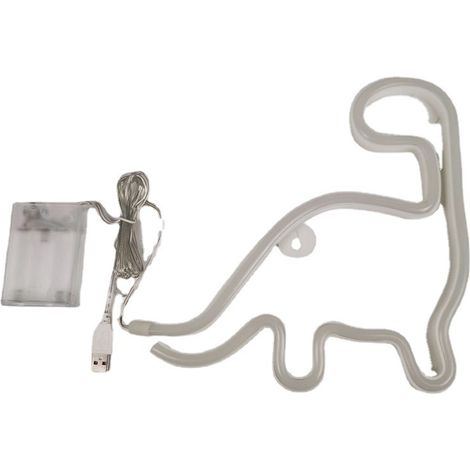 Dinosaure Néon LED Neon Light Signs Néon Lampe Dinosaure USB/à Piles Lumière de