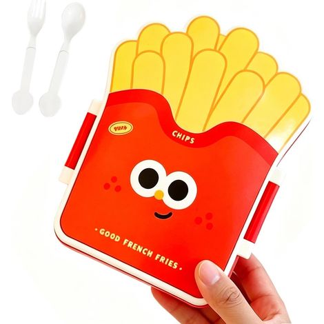Boîte À Déjeuner Pour Amusante Portable Micro-ondable avec Couverts  Contenants Alimentaires Lunch Box Enfant pour Salade Snack Préparation Repas Maison Cuisine Bureau (1/5)