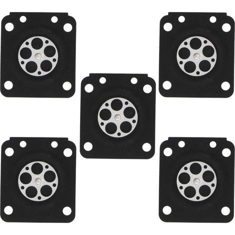 Joints de membrane carburateur pour tronçonneuse – Lot de 10 pièces compatibles Zama C1Q/C1U/C3Q – Caoutchouc nitrile (1/5)