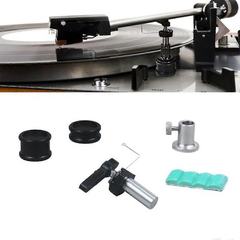Lève-bras de lecture en alliage d'aluminium avec patin de base pour platines vinyles (1/4)