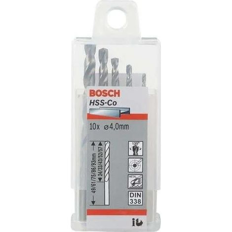 Broca helicoidal HSS-Co 7,0 mm metálica brillante Bosch