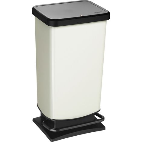 Treteimer Paso 40 l weiß (1/2)