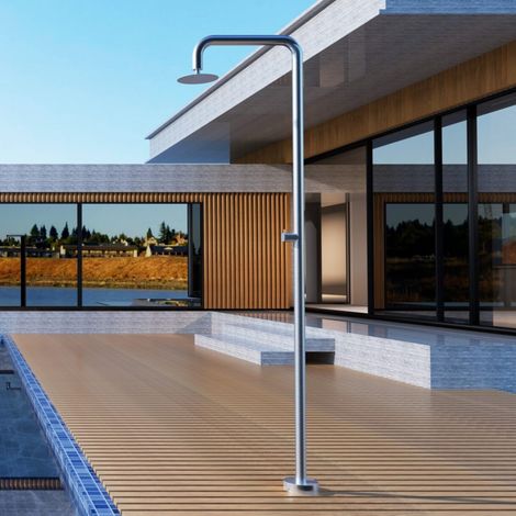Imex -  Ducha Piscina Exterior Acero S.316 Acero Serie  Oregon