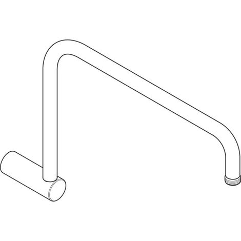 HANSGROHE 93732670 Bras de douche Vernis Showerpipe Reno