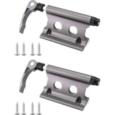 2 supports de fourche de vélo en alliage d'aluminium Fixation rapide Camion/SUV/Remorque (1/5)