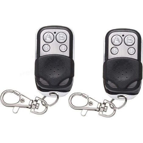 Télécommande Porte Garage 433.92MHz Double Pack Compatible Modèles 302 304 313 220 250 252 4 Boutons (1/5)