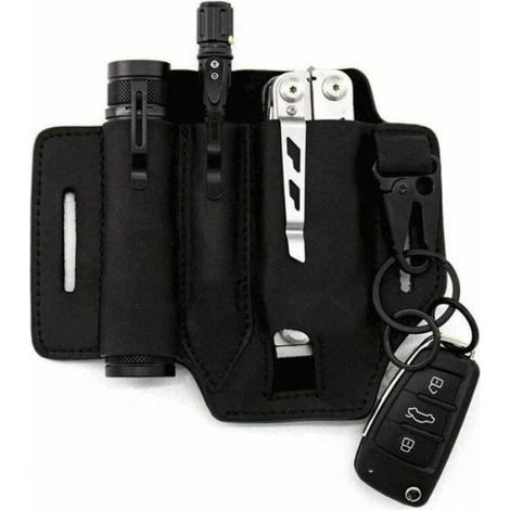 Gaine en cuir, gaine multi-outils/étui à outils/gaine de ceinture de couteau/gaine de lampe de poche pour Leatherman (1/5)