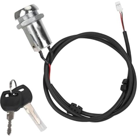 Serrure de Porte électrique de Remplacement avec 2 clés, pour Trottinette électrique G4, pour Un mécanisme de Pliage sécurisé et Une Protection antivol. (1/5)