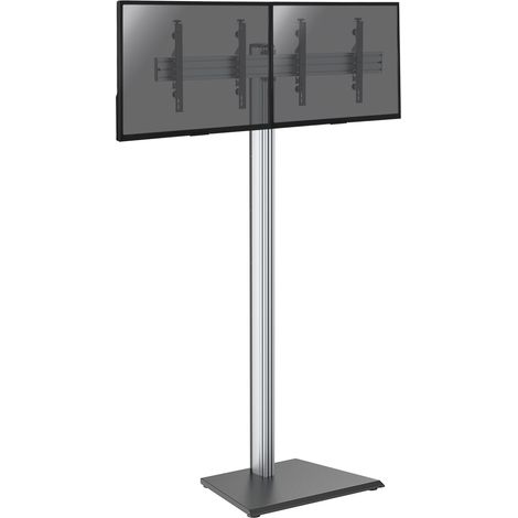 Support sur pied pour 2 écrans TV 43'' - 49'' - Hauteur 240cm - A poser (1/3)