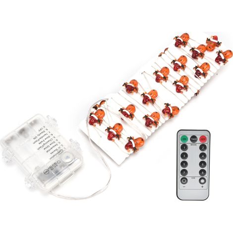 Lichterkette mit 8 Leuchtmodi, 3 Meter, 30 LEDs, warmweißes Licht, batteriebetrieben, integrierter Timer, Elch-Lichterkette für die Weihnachtsdekoration (1/5)