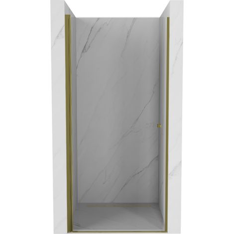 Mexen Pretoria porta doccia battente 100 cm, trasparente, dorata - 852-100-000-50-00 (1/5)