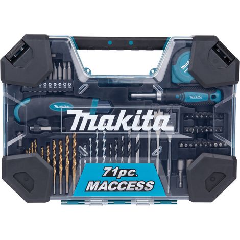 E-22589 Maletín de brocas y puntas para taladro Maccess, 71 uds