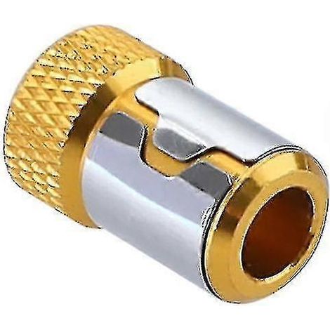 Bague magnétique amovible universelle en acier pour embouts de tournevis de 6,35 mm (1/5)