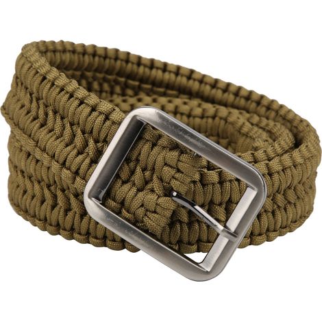 Ceinture en corde tressée à la main pour parapluie, idéale pour l'aventure, la survie en milieu sauvage et les activités de plein air (verte). (1/5)