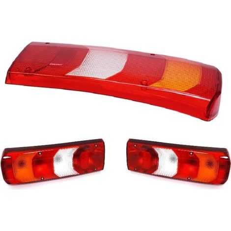 Lampe - Mercedes Actros MP4 - Rouge - A0025447390 - Diffuseur d'arrêt gauche/droit