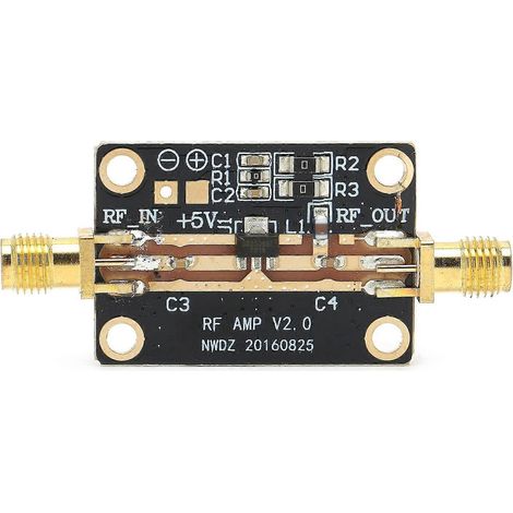 Module amplificateur RF à large bande (0,05–6 GHz) à linéarité élevée et puissance moyenne (1/4)