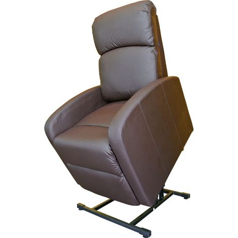 Fauteuil releveur Primo Confort - Simili-cuir Chocolat (1/5)