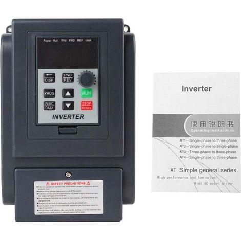 220VAC 1.5KW VFD Variateur de fréquence.monophasé 220V entrée triphasé 380V de sortie VFD variateur de fréquence variable Régulateur de vitesse de moteur Vecteur Contrôle D'Onduleur