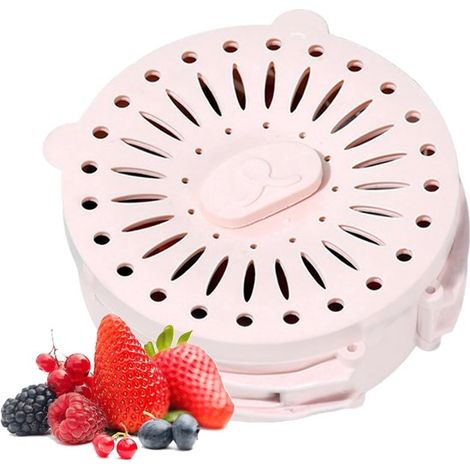 Setaccio da cucina,cestello scolapiatti multifunzionale,setaccio per alimenti leggero,setaccio multifunzionale,rosa (1/5)