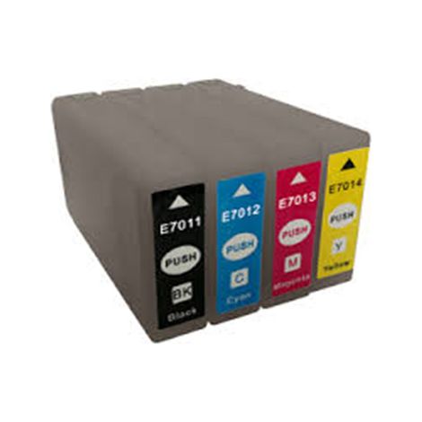 Tinta genérica para EPSON T7011 / T7021 / T7031 Negro 3400 pag.