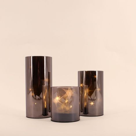 Coffret 3 lampes LED étoiles