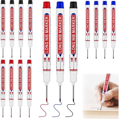 Marqueurs Trou Profond,20mm,15 Pièces,5 Noirs,5 Rouges,5 Bleus (1/5)
