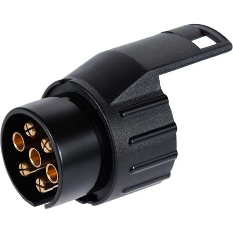 Adaptateur de barre de remorquage pour remorque de voiture 7 broches vers 13 broches (1/4)