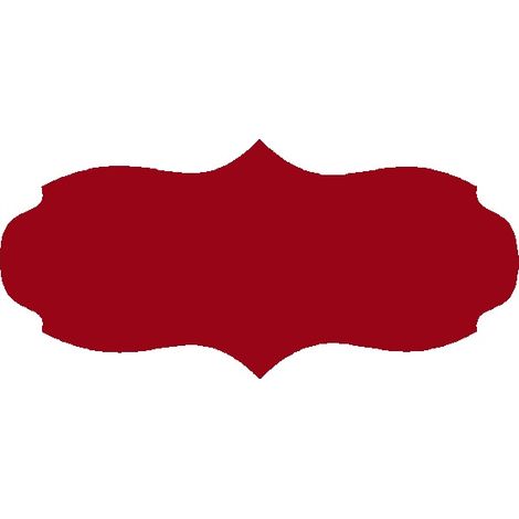 Etiqueta para tarro de conservas de 7,5 x 3 cm, color rojo oscuro mate. (1/2)