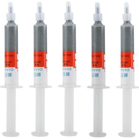 Pâte de Polissage Diamantée, 5 Pièces, Pâte Abrasive Diamantée pour Bijoux, Montres, Briquets, de Grossier W40 à Fin (W10 (Polon normal de 1000 maille))