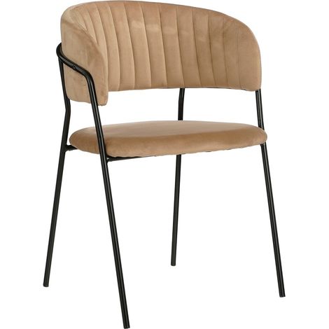 Mica Decorations Chaise de salle à manger Beige H79xl51xL54cm (1/5)