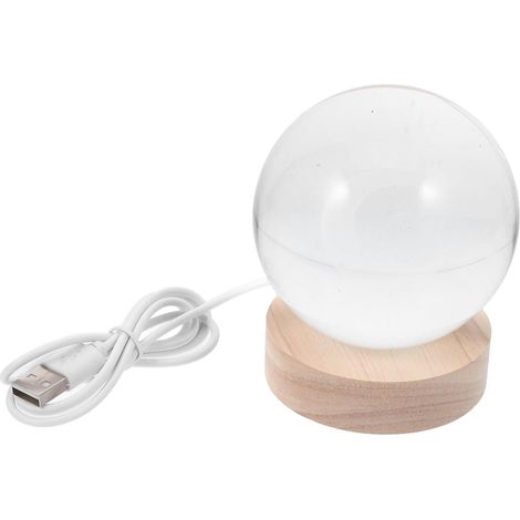 Veilleuse Lune Avec Base Led Rechargeable Par Usb Couleurs (1/5)