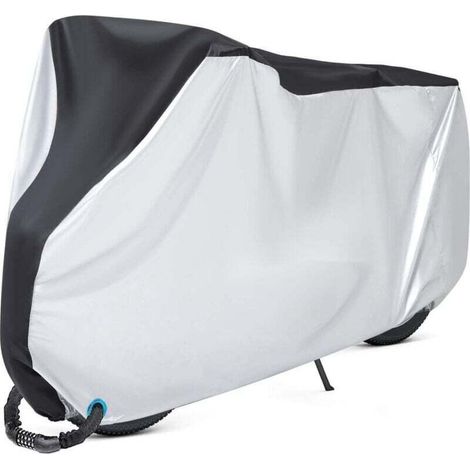 Housse Velo, 210D Oxford Housse de Vélo Extérieure (XL,200X70X110cm) Anti Poussière Pluie UV Neige pour VTT et Vélo de Route Montagne (1/4)