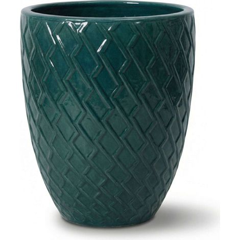 Maceta ZEUS 32x40cm azul petróleo (1/4)