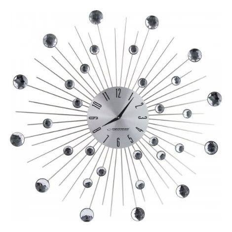 Northix BOSTON Wanduhr aus Edelstahl 50 cm (1/2)