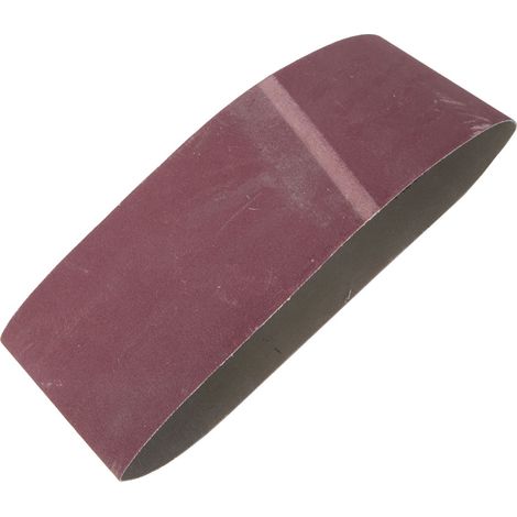 10 bandes abrasives en oxyde d'aluminium 610 x 100 mm pour le ponçage de meubles en bois et de quincaillerie (grain 180) (1/5)