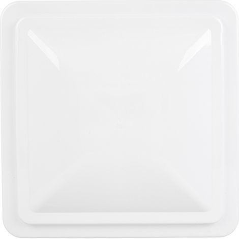 Ortviai Couvre-vent de toit pour camping-car – 14 pouces, polyéthylène UV résistant, blanc