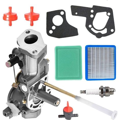 Carburateur de rechange pour moteurs Briggs & Stratton 5HP 5,5HP – Kit complet avec filtre à air et joints – Remplacement rapide et efficace (1/4)