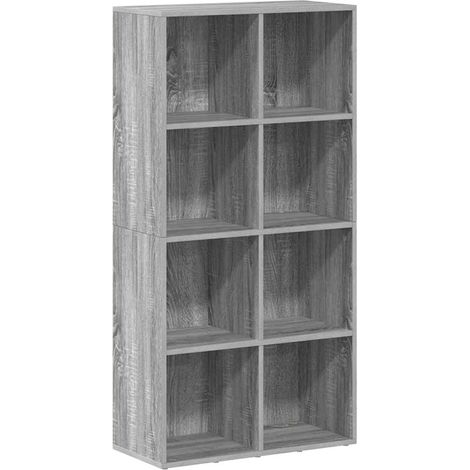 vidaXL Libreria/Credenza Grigio Sonoma 66x30x130 cm Legno