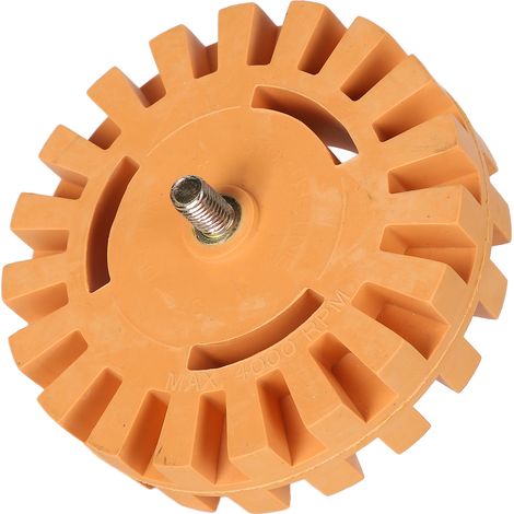 Gummistreifenentferner zum Entfernen von Autoaufklebern, 4-Zoll-Klebescheibe, Druckluftwerkzeug mit Adapter (1/5)